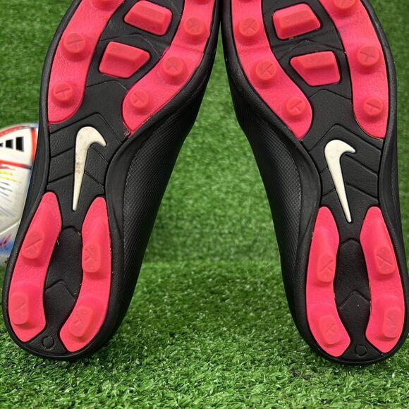 Nike Kids Jr. Bravata II FG Soccer Cleats Youth Size 2Y Pink / Black Firm Ground - Picture 16 of 17